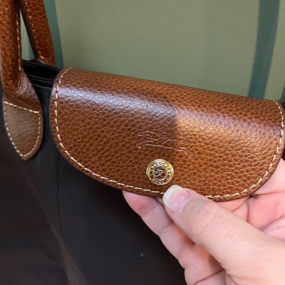 Longchamp Lepliage Brown and Tan Tote Bag (Large) - Picture 5 of 7